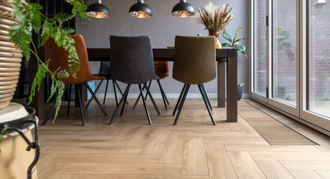 Floer-Herringbone-Laminate-Brown-Oak-different-laying-patterns-for-laminate-flooring