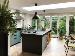 Floer-Herringbone-Rigid-Click-VInyl-Rijn-Smoked-White-kitchen how-to-install-a-herringbone-rigid-click-vinyl-floor