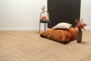 Floer Herringbone Vinyl Natural Oak