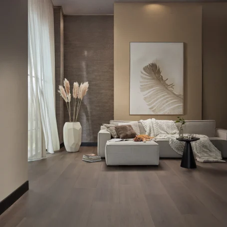Floer Country House Click Vinyl Floor Dark Oak living room