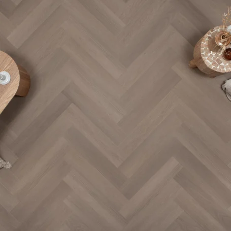 Floer-Herringbone-Click-Vinyl-floor-Greige-Oak-ambience-topdown-large