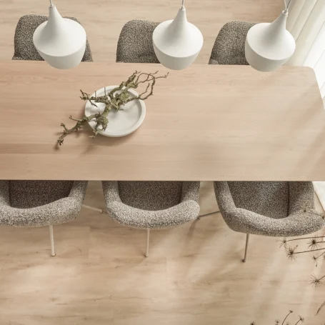 Floer Country House Rigid Click Vinyl Cream Oak living room