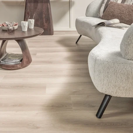 Floer Village Vinyl Casares Cream White Oak living room