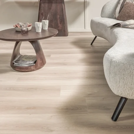 Floer Village Vinyl Casares Cream White Oak living room