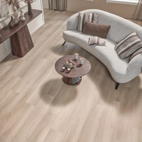 Floer Village Vinyl Casares Cream White Oak living room