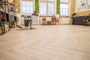 Floer Herringbone Laminate - Cream Oak